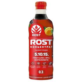 Добриво Рост Концентрат налив плодів NPK 5.10.15 300 мл