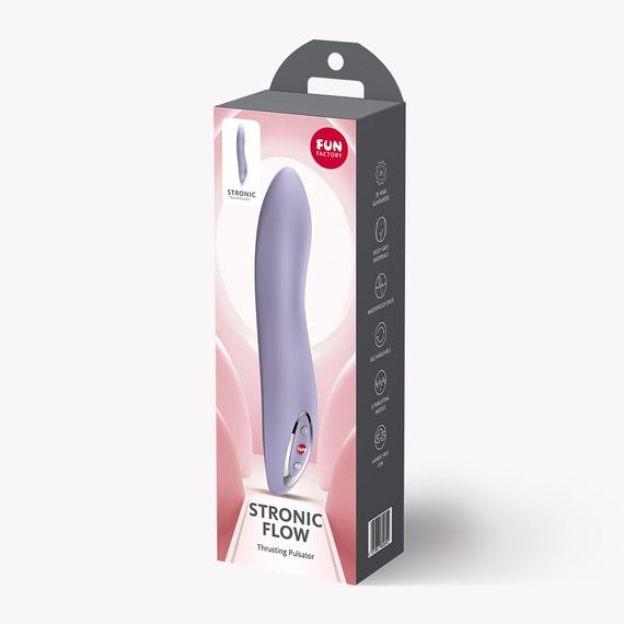 Пульсатор Fun Factory Stronic Flow Light Violet, 8 режимів роботи, перезаряджуваний | Зображення 5