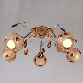 Люстра потолочная классическая E14 40W G (LK-501C/5)