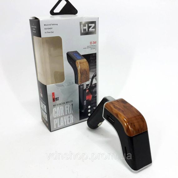 Модулятор для гучного зв'язку в автомобілі H7 BT, Bluetooth трансмітер для авто, Якісний фм модулятор XY-69 | Зображення 6