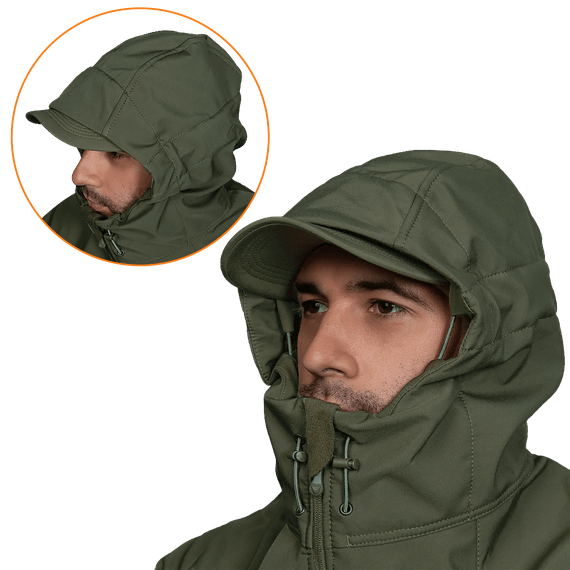 Куртка Stalker SoftShell Олива (7225), S | Зображення 3