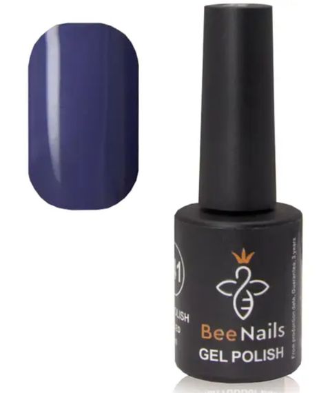 Гель-лак для ногтей Bee Nails 176 (сизый) 8мл | Зображення 2