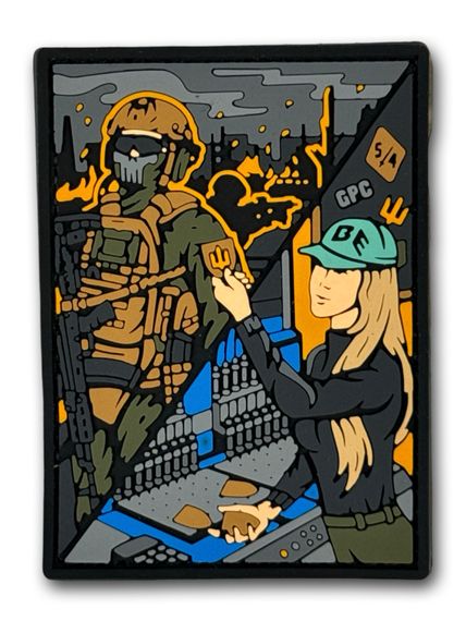 Патч (шеврон) "Lifestyle" ПВХ