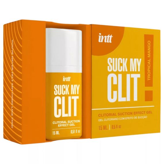 Стимулюючий гель для клітора INTT Suck My Clit Tropical Mango, 15 мл Sex Aura