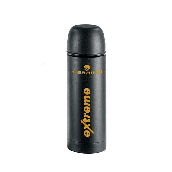 Термос Ferrino Extreme 0.5 л Black туристичний, вакуумний термос для походу та подорожей, термоси ferrino