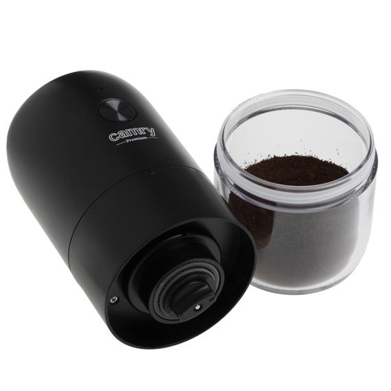 Кофемолка аккумуляторная Camry CR 4302 керамическая жернова USB-C для кофе | Зображення 4