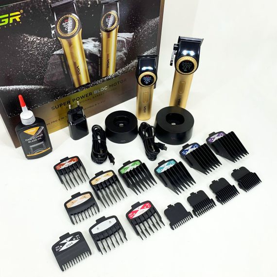 Хорошие машинки для стрижки волос для дома VGR 2 в 1 V-001 V-977 GOLD Електромашинка стрижки OY-62 | Зображення 7