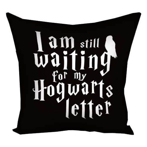 Подушка габардинова з принтом I am still waiting for my Hogwarts letter 30x30 (3P_22S016)