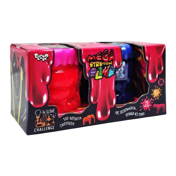 Вязкая масса "Mega Stretch Slime" SLM-11-02U 2 банки Вид 4