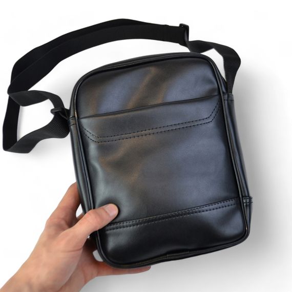 Месенджер класичний з еко шкіри гладкої, Сумка через плече кежуал чоловіча Ділова сумка месенджер | Зображення 9