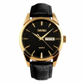 Чоловічий годинник Skmei 9073GDBK-B Gold-Black men
