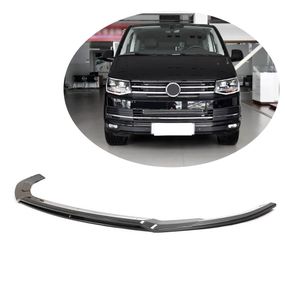 Накладка на передній бампер Lip (для 2015-2019, Карбон) для Volkswagen T6 рр
