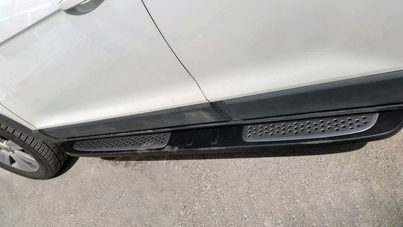 Боковые пороги Niken-style (2 шт., алюминий) для Chevrolet Captiva 2006-2019 гг | Зображення 1