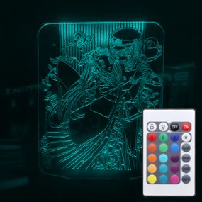 Акриловый светильник-ночник с пультом 16 цветов Ханако Кун tty-n001456