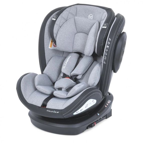 Автокресло El Camino ME-1045-Royal серое