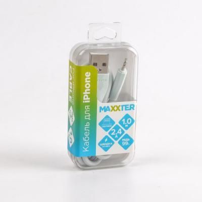 Дата кабель USB 2.0 AM to Lightning 1.0m Maxxter (UB-L-USB-01MG) | Зображення 3