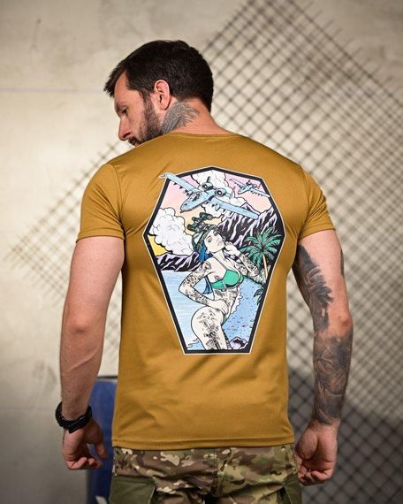 Тактична футболка, що відводить піт Palm coyot ПП4677