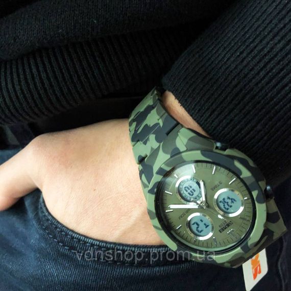 Годинники для подорожей SKMEI, Надійні чоловічі наручні годинники Спеціальні для армії IP-62 | Зображення 5