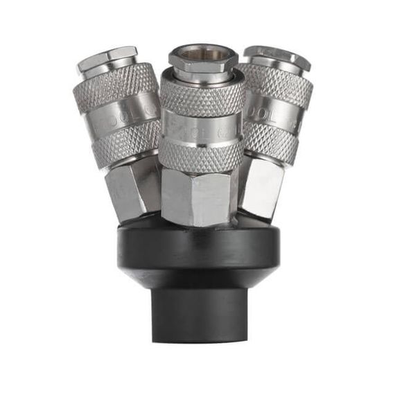 Розгалужувач повітря 1/4" на 3 виходи, швидкороз'ємні з'єднання INTERTOOL PT-1853 | Зображення 1