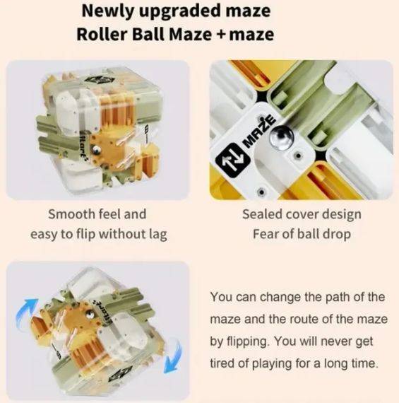 Лабиринт головоломка в форме куба 3D | Зображення 5