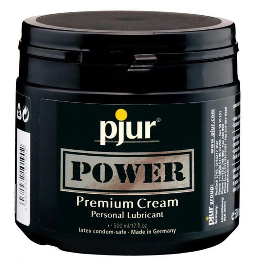 Густая смазка для фистинга и анального секса pjur POWER Premium Cream 500 мл на гибридной основе sexstyle