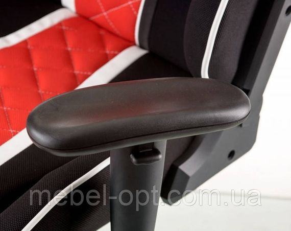 Геймерське крісло ЕxtrеmеRacе black-red без підніжки, поперековим валиком, підголівником | Зображення 5