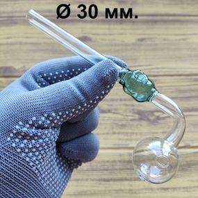 Стеклянная трубка Skull Turn Oil Teal