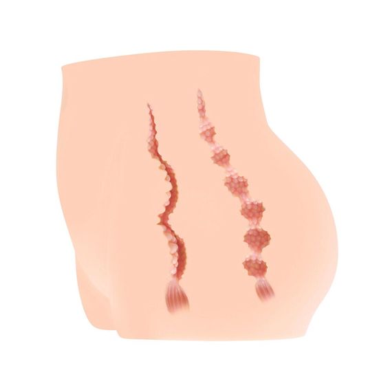 Мастурбатор-полуторс Kokos Cherry, два входи: вагіна і попка | Зображення 6