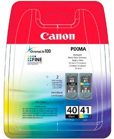 Комплект Canon No.40: Картридж Canon PG-40Bk/CL-41 цв. Multi Pack (0615B043)