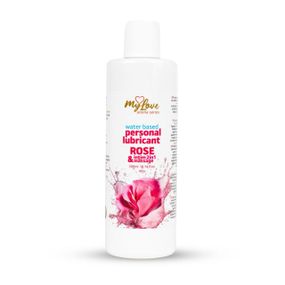 2в1 лубрикант та масажний гель - MyLove Aroma Series Intim&Massage Rose, 300 мл Sex Aura