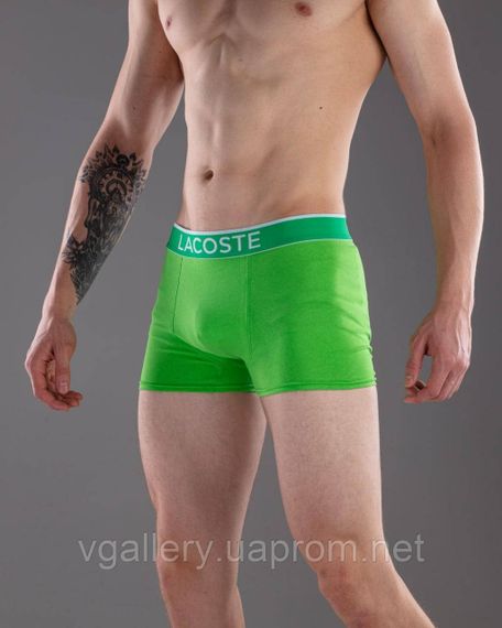 Подарунковий набір чоловічих трусів Lacoste в коробці - ціна поштучно  - розмір 3XL | Зображення 6