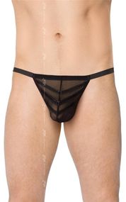 Чоловічі стрінги - Mens Thong 4527, black - S-L