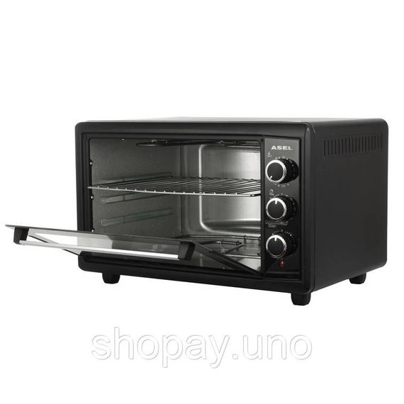 Мультифункциональный противень для выпечки и жарки ASEL AF-50-23 1500 Вт 50 Л, Бытовая электро духовк EI-87 | Зображення 3
