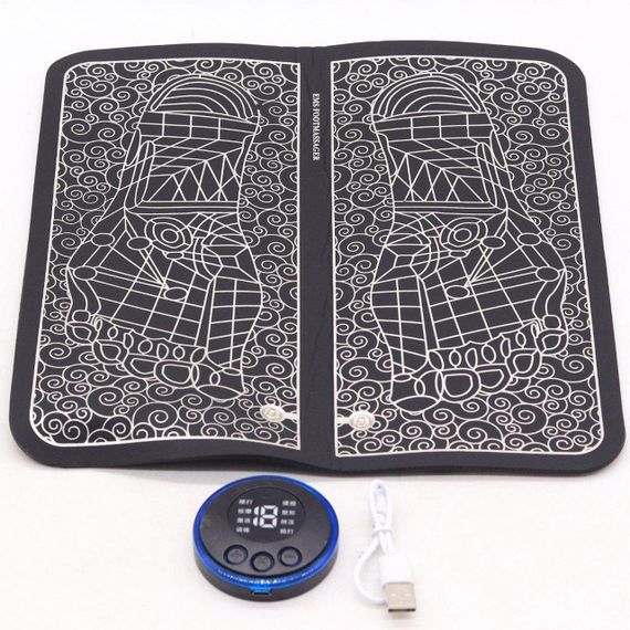 Електричний масажер для ніг EMS, з USB / Масажний килимок для ступнів / Масажер від болю в ногах | Зображення 8