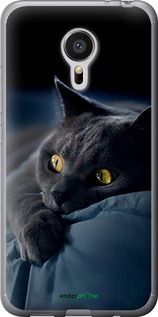 Чохол на Meizu MX5 Димчастий кіт "825t-105-2448"