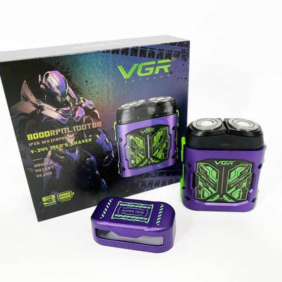 Електробритва для бороди VGR, Акумуляторний прилад для видалення волосся, Бритви акумуляторні YR-67 | Зображення 3