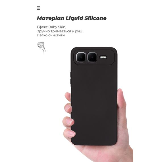 Чохол до мобільного телефона Armorstandart ICON Infinix Smart 10 Plus 4G Camera cover Black (ARM87951) | Зображення 6
