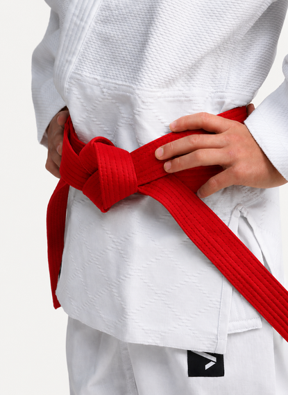 Червоний пояс для дзюдо IPPONGEAR, серія CLUB 2, довжина 280 см | Зображення 4