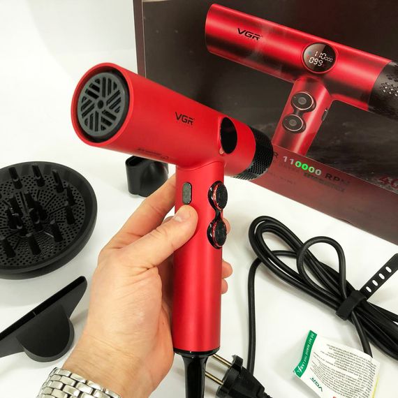 Фен професійний VGR V-401 RED | Зображення 2