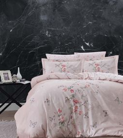 Постельное белье First Choice Cotton Satin 160х220 см Matilde Powder