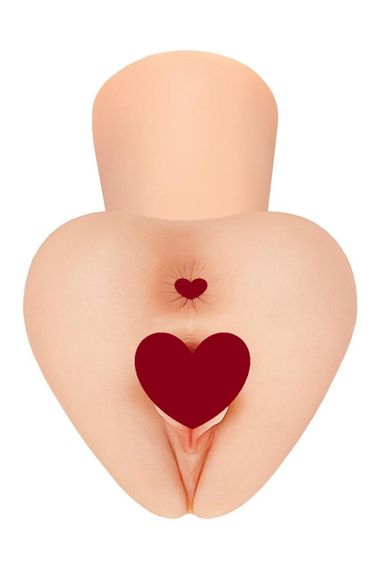 Мастурбатор вагіна та анал Pipedream PDX Plus Xl два входи, 22.9 см Sex Aura