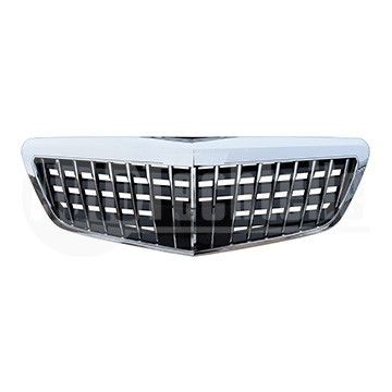 Решетка радиатора Mercedes Benz W221 09-13 (хром/чёрн.) MAYBACH-STYLE, AutoTechteile, 140 8833, 140 8832