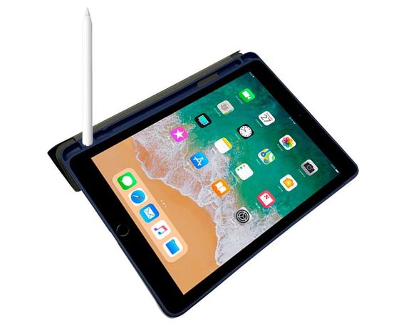 Чохол Kaku Stylus TPU для планшета Apple iPad 9.7" (2017 / 2018) / (Air/Air 2) - Dark Blue | Зображення 2