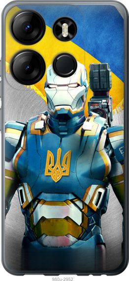 Чехол на Tecno Spark Go 2023 BF7 Украинский киборг "980u-2952-17620"
