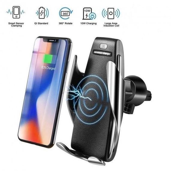Автомобильный держатель с беспроводной зарядкой Smart IW-154 Sensor S5 | Зображення 2