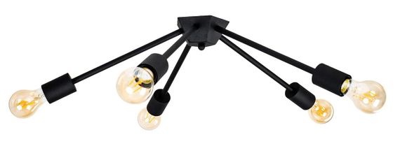 Люстра (світильник стельовий) Attic K5 C320 Чорний, Atmolight | Зображення 1