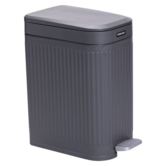Відро для сміття з педаллю 5л відро для сміття з кришкою і педаллю Сірий HP-45-12G | Зображення 3