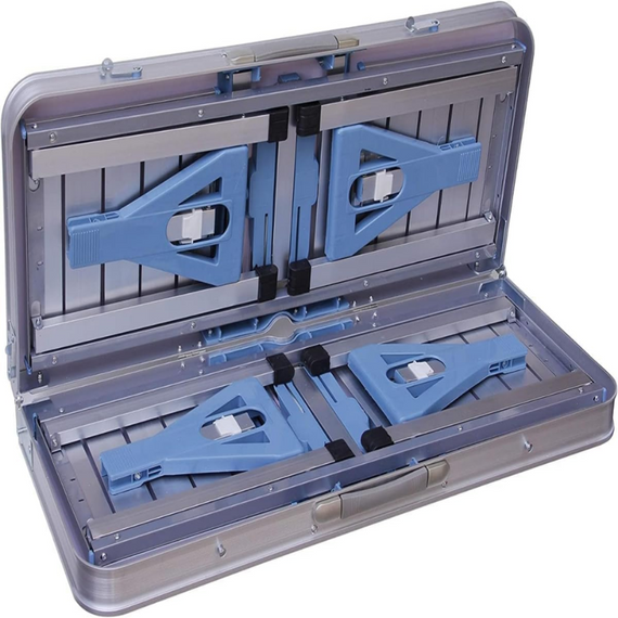 Стіл для пікніка складний алюмінієвий Picnic Table, стіл-валіза зі стільцями | Зображення 8