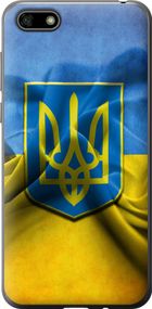 Чехол на Huawei Honor 7A Флаг и герб Украины 1 "375u-1805-17620"