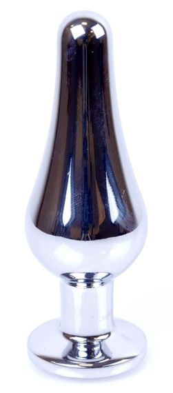 Анальний затор Boss Series - Jewellery Silver BUTT PLUG Green, BS6400078 Sex Aura | Зображення 6